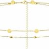 Body Chains | YADOCA Yadoca Stainless Steel Body Chain Belly Chain For Women Sexy 18K Gold Plated Layered Pearl Cz Beads Waist Chain Beach Bikini Body Jewelry 32-40 Inch