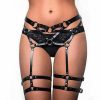 Body Chains | CLOACE Cloace Punk Leather Waist Chain Black Body Chains Layered Belly Chain Thigh Leg Garter Belts Sexy Rave Body Jewelry Accessories For Women