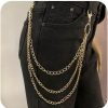 Body Chains | Zehope Zehope Layered Pant Chains Goth Chains Trousers Wallet Chain Jewelry For Men And Women