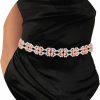 Body Chains | Navoky Navoky Pearl Waist Chain Gold Metal Belly Chains Beads Belt Chain Rhinestone Pearl Pendants Adjustable Body Accessories For Women And Girls