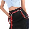 Body Chains | SUOSDEY Suosdey Punk Black Waist Chain Belt Leather Layered Body Chains Rave Body Jewelry Accessories For Women And Girls