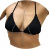 Body Chains | Bounzhi Bounzhi Silver Sexy Body Chain Crossover Thin Bra Bikini Waist Belly Body Chains Beach Body Necklace Jewelry For Women