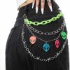 Body Chains | Tgirls Tgirls Hip Hop Pants Chain Goth Jean Chains Star Punk Pocket Chain For Women Layered Acrylic Keychains Cute Trouser Chain Rock Wallet Chain For Men Waist Body Accessories For Girls