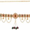 Body Chains | Efulgenz Efulgenz Indian Bollywood Vintage Waist Belt Belly Chain Kamarbandh Bridal Dangle Tassel Body Jewelry