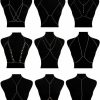 Body Chains | NICEIGHT Niceight 9Pcs Body Chain For Women Sexy Bikini Bra Chain Necklace Belly Waist Chain For Summer Beach Length Adjustable