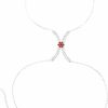 Body Chains | deladola Deladola Sexy Bra Chain Silver Crystal Floral Sparkly Chest Chain Adjustable Nightclub Party Dating Body Jewelry For Women