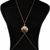 Body Chains | Yomiie Yomiie Body Chain Layered Sexy Gold Tassels Shell Pearl Necklace Fashion Jewelry Belly Waist Bra Hot Bikini Beach Harness Anniversary Festival Gift For Women Lady Girls