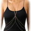 Body Chains | Zangoiry Sexy Crystal Multilayer Bra Chain Bikini Rhinestone Bra Body Accessories Jewelry Festivel Rave Lingerie Chain Harness Summer Beach Waist Belly Chain For Women