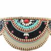 Body Chains | idealway Idealway Bohemian Women Belt Ethnic Beaded Elastic Stretch Adjustable Belt Waist Belly Chain Body Jewelry (C)