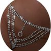 Body Chains | Cusmyre Sexy Rhinestone Thong Panties Crystal Waist Belly Summer Beach Bikini Body Chain Jewelry Rhinestone G-String Chain Crystal Thong For Women (Panties)