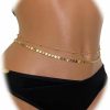 Body Chains | ZMANYIJEW Vintage Waist Chain Sexy Belly Body Chain Summer Beach Bikini Simple Chains Fashion Party Body Accessories Jewelry For Women And Girls