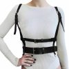 Body Chains | Asooll Asooll Punk Leather Waist Harness Belt Black Body Chain Harness Leather Body Jewelry Beach Prom Party Rave Club Body Accessories Jewelry For Women And Girls