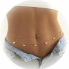 Body Chains | HUASAI Layered Waist Chain For Women Belly Chain Jewelry For Girls Trendy Butterfly Belly Chain For Summer Beach Gold Body Chain Jewelry For Party…