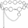 Body Chains | Glamorstar Glamorstar O-Ring Chain Belts For Women Waist Band Belt For Dress Link Chain Gift