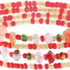 Body Chains | Vivilly Vivilly African Waist Bead Colorful Belly Bead Body Jewelry Accessories For Women And Girl