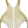 Body Chains | CHRAN Chran Silver Body Chain Jewelry For Women Classic O Ring Chains Necklace Harness