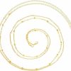 Body Chains | RIJXU 24In-53In Gold Belly Chain Jewelry For Women Layered 18K Gold Plated Belly Beads For The Waist Plus Size Body Chains