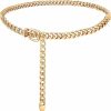 Body Chains | KunJoe Kunjoe Chain Belt For Women Wasit Chain Belt Chain Chunky Belt Chain Gold Chain Belts