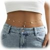 Body Chains | Cusmyre Summer Beaded Waist Chain Metal Bikini Mulit-Layere Waist Belly Chain Jewelry Sexy Beach Beads Body Chain Pearl Simple Waist Chain For Women Girls