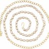 Body Chains | I Jewels I Jewels 18K Gold Plated Indian Wedding Bollywood Faux Kundan Waist Chain/Kamar Patta/Belly Chain Indian Jewelry For Women(B019)