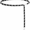 Body Chains | Navoky Navoky Metal Leather Waist Chain Belts Adjustable Belly Chain Pendant For Women And Girls