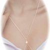 Body Chains | YANCHUN Body Chain For Women Gold Body Necklace For Girls Bikini Body Jewelry