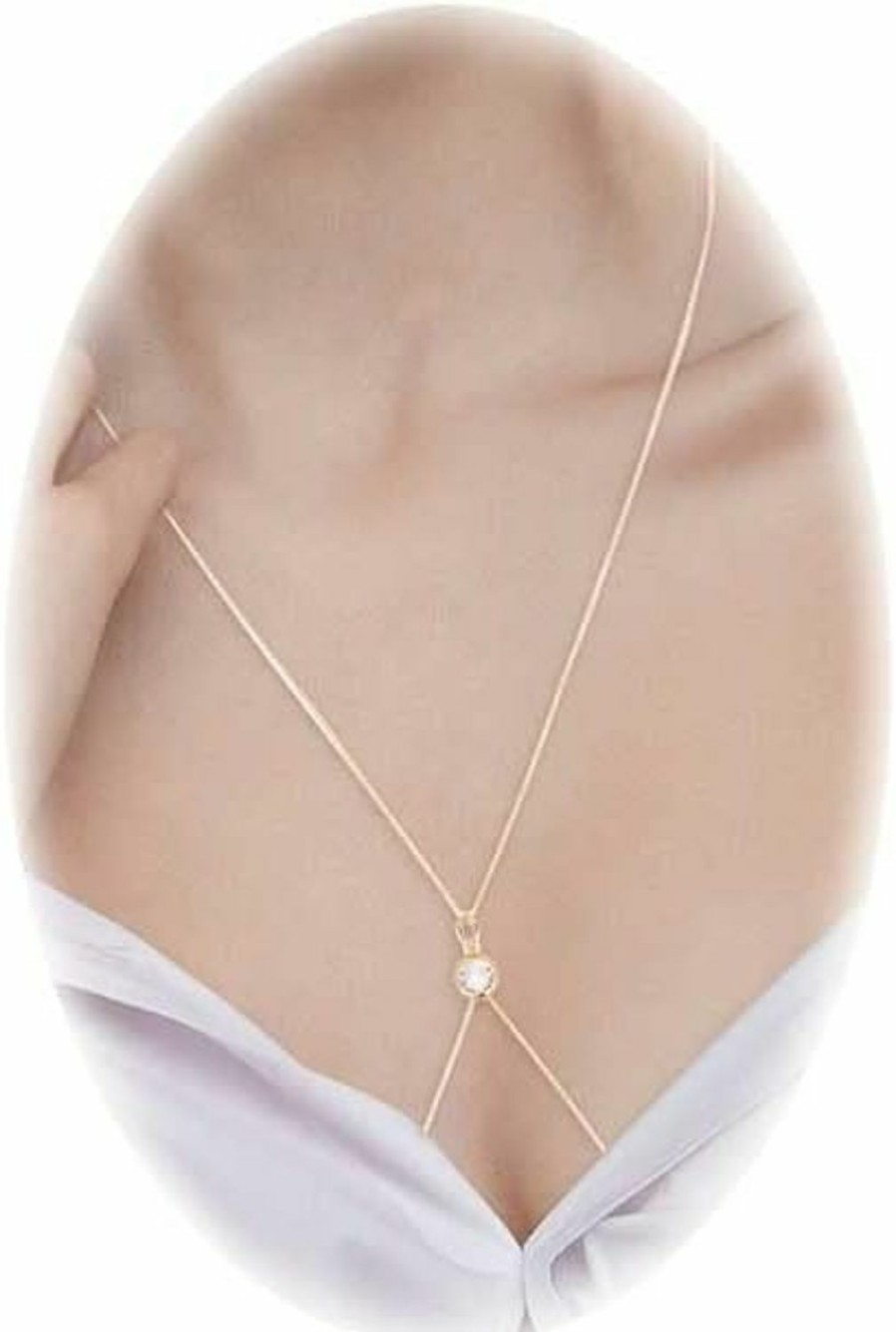 Body Chains | YANCHUN Body Chain For Women Gold Body Necklace For Girls Bikini Body Jewelry