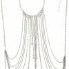 Body Chains | CareUToo Layered Body Chain Tassel Waist Belt Chain Beach Body Chains For Women Fashion Body Accessories Jewelry Gift For Women And Girls