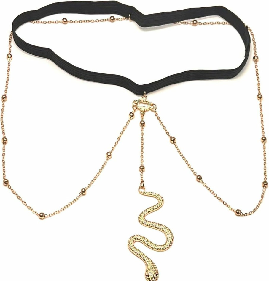 Body Chains | HuiRuying Ethnic Snake Leg Chain Female Bohemian Sexy Snake Pendant Leg Chain Beach Accessories Leg Chain