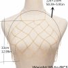 Body Chains | Metmejiao Metmejiao Women'S Sexy Halterneck Mesh Body Chain Bralette Bikini Bra Necklaces Net Bralette Chain Bra Harness Jewelry For Women And Girls (Gold)