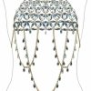 Body Chains | Connie Cloris Connie Cloris Womens Sexy One Piece Body Chains Crystal Tassel Bikini Beach Club Body Jewelry