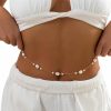 Body Chains | Cusmyre Cusmyre Bohemian Beads Belly Waist Chain Sexy Bikini Pearl Body Chain Summer Beach Beads Waist Chain Metal Simple Bead Waist Body Jewelry For Women (Bead Jewelry)