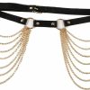 Body Chains | Roe Dolph Punk Leather Body Chain For Women And Girls,Belt Belly Waist Chain Jewelry Bikini Beach Accessories Suitable For A Variety Of Carnival Scenes, Club