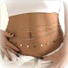 Body Chains | Choistily Gold Waist Chain Layered Belly Chain Body Gold Waist Chain Body Chain Jewelry For Women Snake Chain Waist Chain Summer Outfits For Women Gold Herringbone Belly Chain For Summer