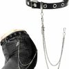 Body Chains | PIPHU Sliver Chain Belts For Women Punk Style Hip Hop Goth Belt With Chain For Jeans, Pants, Waistband Belt With Chain For Ladies