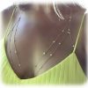 Body Chains | Cusmyre Bohemian Chain Bra Sexy Beads Shiny Luxury Long Rhinestone Bra Body Chains Statement Body Chain Jewelry Cross For Women Beach Body Accessories (Gold, Double-Layered)