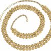 Body Chains | I Jewels I Jewels 18K Rhodium Plated Indian Wedding Bollywood Ethnic Kundan Studded Kamarband/Belly Chain For Women (B016-1)