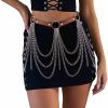 Body Chains | BODIY Bodiy Gothic Waist Chain Belts Rave Belts Punk Belly Body Chains Accessory For Women And Girls