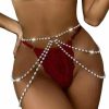 Body Chains | REETAN Reetan Pearl Body Chains Layered Waist Chain Rave Party Belly Chain Nightclub Body Jewelry Accessories For Women And Girls (Silver)