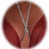 Body Chains | Cusmyre Silver Rhinestone Bra Body Chain Jewelry Sexy Harness Cross Chest Chain Bikini Crystal Body Chain Rhinestone Underwear Body Chain For Women (Crystal Bra Chain)