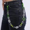 Body Chains | Wiwpar Wiwpar Acrylic Jeans Chain Trouser Wallet Pocket Chains Jean Pants Chain Keychain Body Chains For Women And Girls (Green)