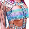 Body Chains | CanB Canb Rhinestone Sexy Body Chain Crystal Tassel Bra Chain Summer Beach Bikini Chain Rave Nightclub Party Body Jewelry For Women And Girls