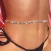 Body Chains | GEMILY Gemily Crystal Waist Chain Rhinestone Body Chain Layered Belly Chain Fashion Party Waist Jewelry For Women And Girls