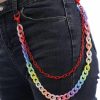 Body Chains | Wiwpar Wiwpar Colorful Acrylic Jean Chains Wallet Pocket Chains Rainbow Jean Pants Chain Keychain Body Chain For Women And Girls