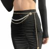 Body Chains | Decker Pearl Body Chain For Dress Gold Tassel Waist Chain 38 Inch Long Multilayer Belly Chain Belt For Women