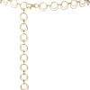 Body Chains | WLLHYF Wllhyf Waist Chain Belts For Women 1 Pc Gold Metal Fashion Adjustable Circle Round Waist Chains Link Belt For Women Girls Dresses