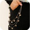 Body Chains | Zehory Zehory Layered Body Chain Butterfly Pants Chain Simple Trousers Wallet Pocket Key Chain For Women