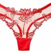 Body Chains | Sekexi Womens Silk Satin Transparent G-String Thong Panty Sexy Lace T-Back Underwear