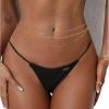 Body Chains | Sixexey Sixexey Beads Waist Chain Gold Body Chain Layered Belly Chains Beach Bikini Body Jewelry For Women (B)