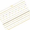 Body Chains | WFYOU Wfyou 12Pcs Beach Bikini Belly Chain Jewelry For Women Rhinestone Beads Waist Chain Sexy Gold Body Chain Jewelry For Summer